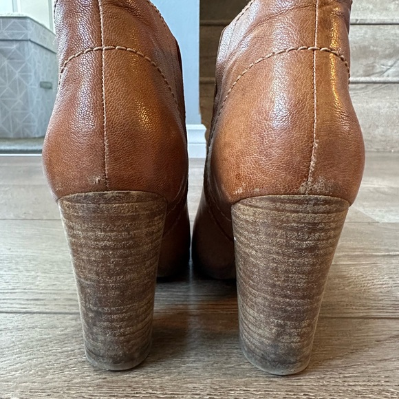 Geox Women’s Brown Leather Booties - Size 7 - Picture 5 of 6
